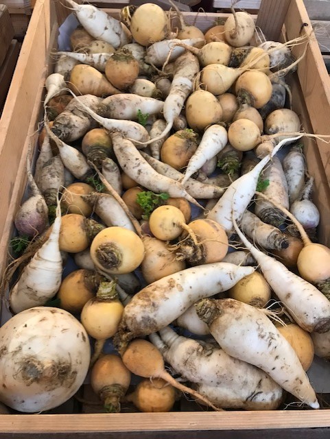 Contenu de votre panier de LÉGUMES du 21 au 26 mars La Ferme de Chosal